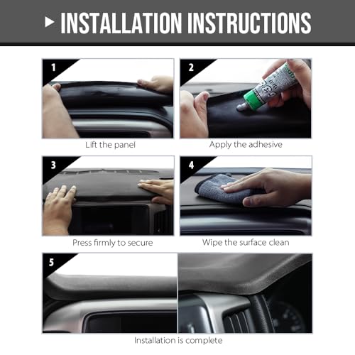 AUCT 18922 - $75 G-PLUS TPE Dashboard Fit Dodge Ram 1500 2500 3500 Truck 1994-1997 Gray - Image 3