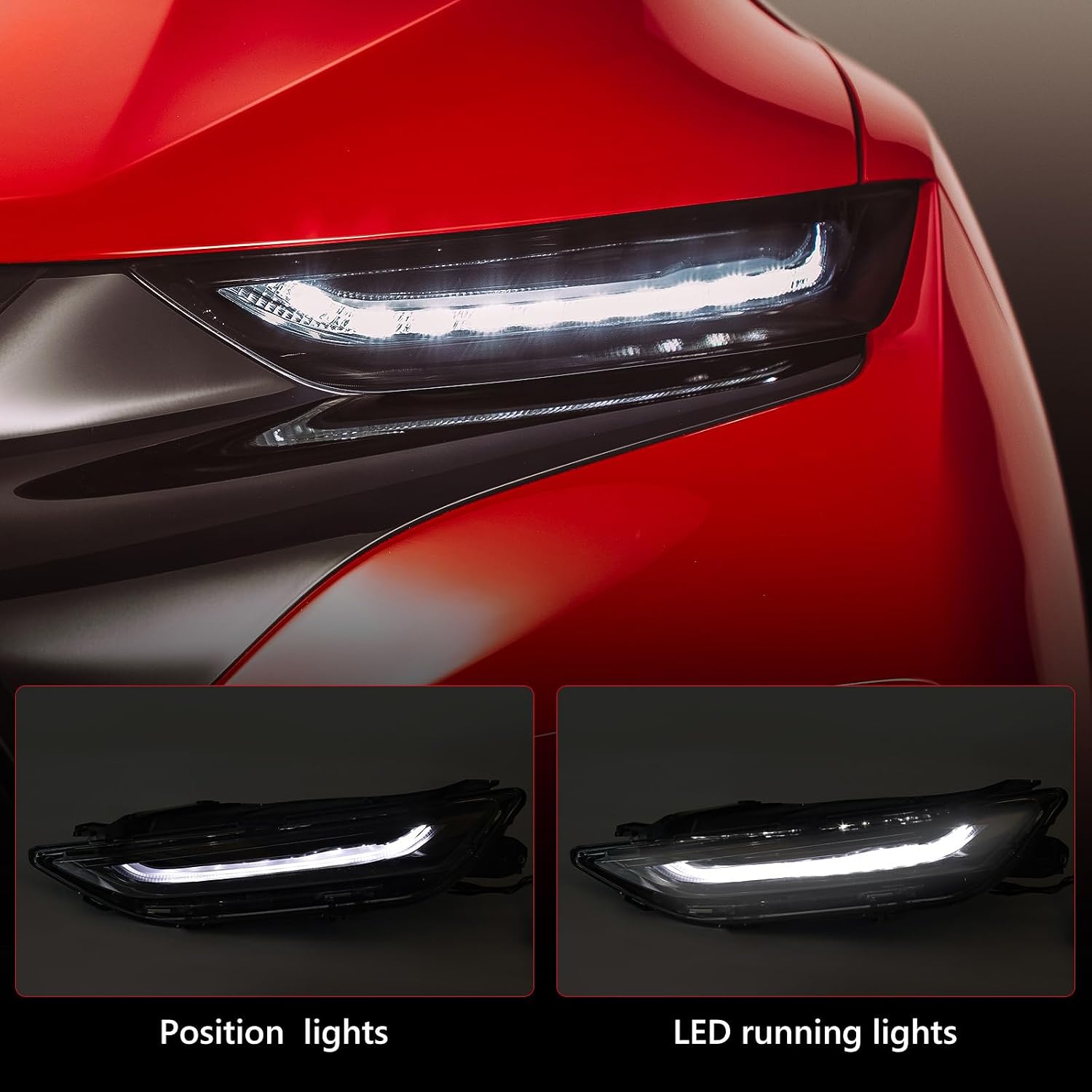 AUCT 18342 - $78 Huray LED Running Lights for Chevy Blazer 2019 2020 2021 2022 Left | Upper DRL Driving - Image 4