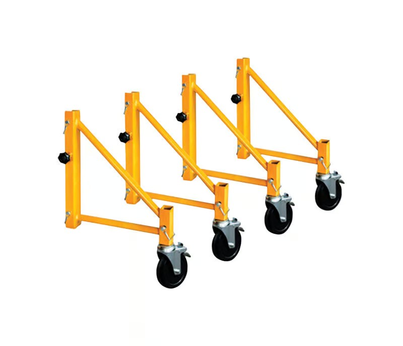 AUCT 18234 - $110 Metaltech Steel Black/Yellow Scaffold Outrigger 4 pk