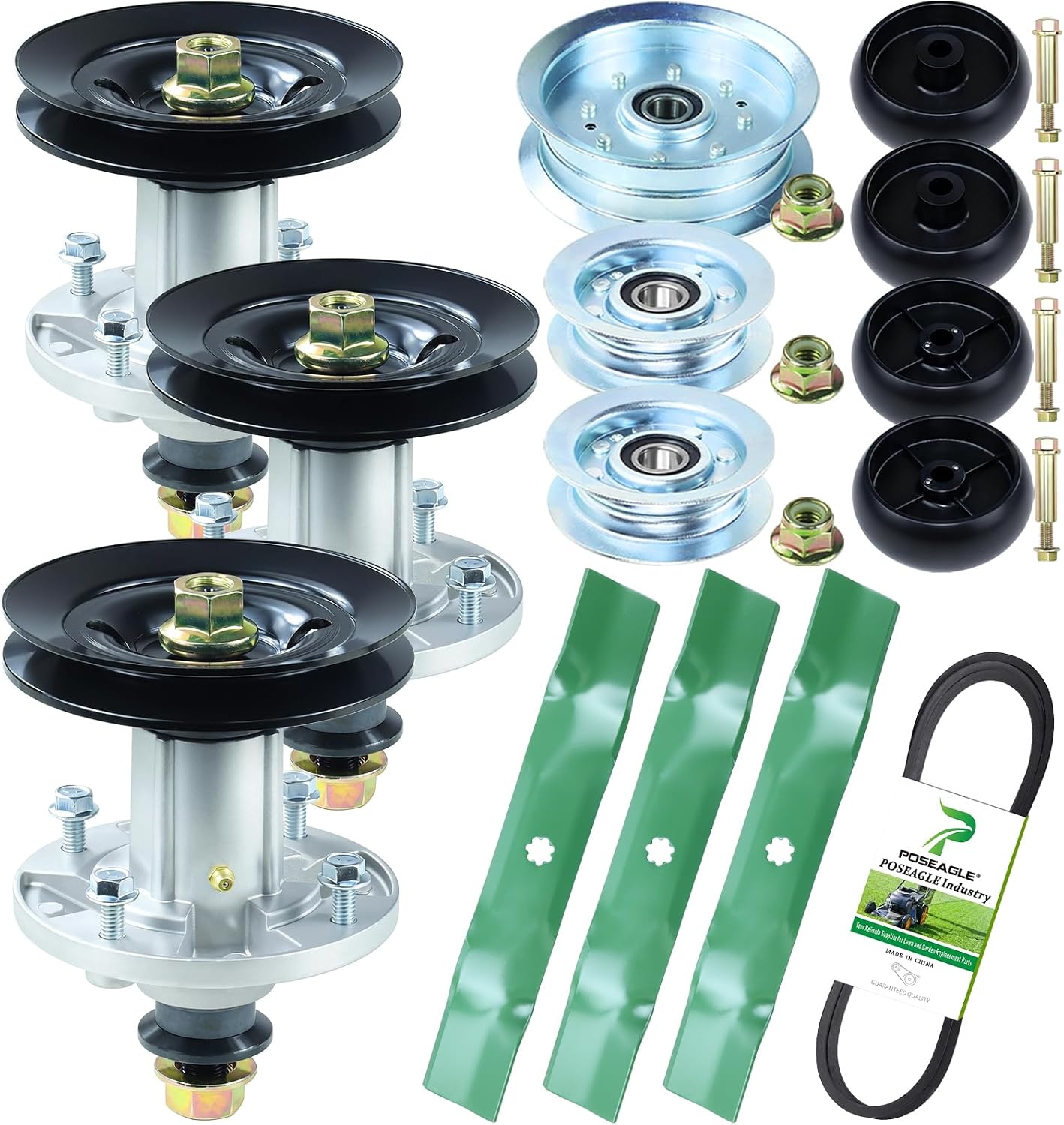 AUCT 19031 - $146 GY21098 48 Inch Deck Rebuild Kit for John Deere D140 E170 E140