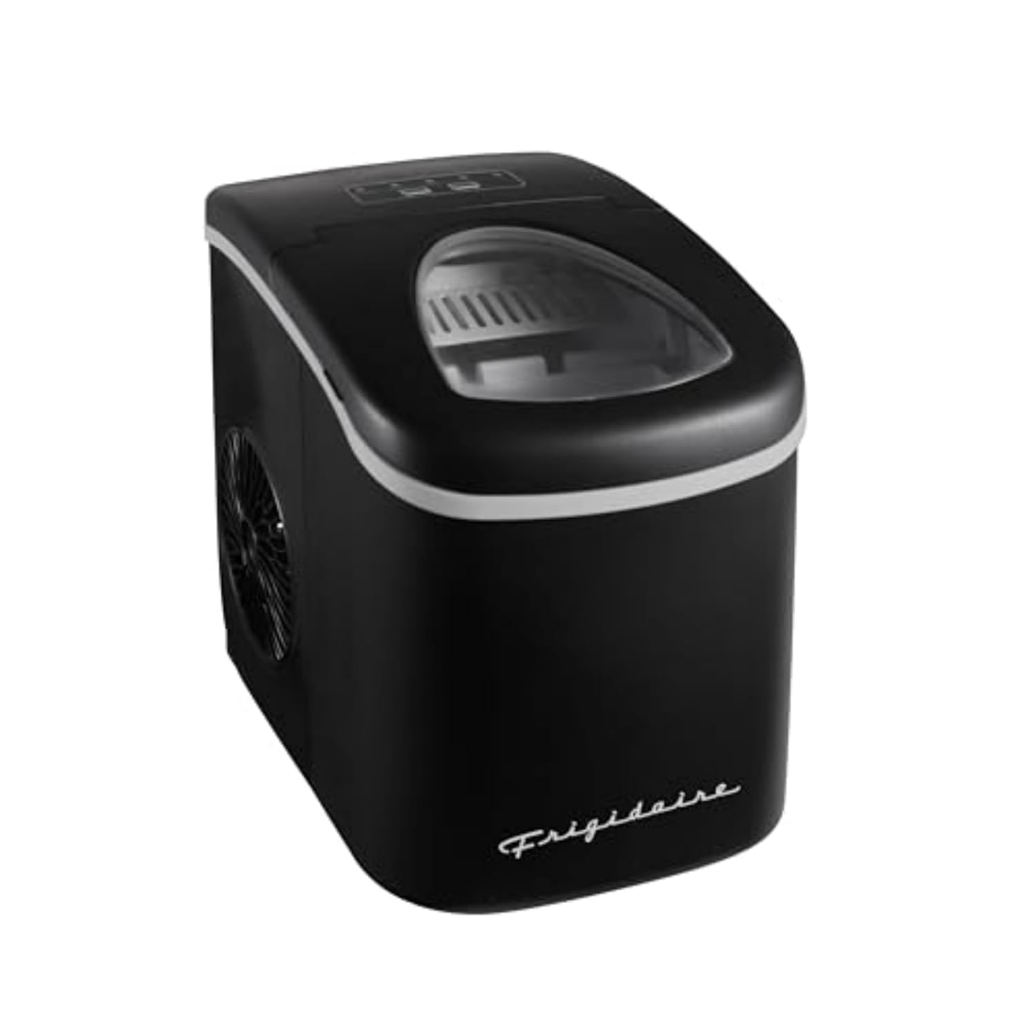 AUCT 18555 - $70 FRIGIDAIRE EFIC128AMZBLK Compact Countertop Ice Maker, 26 lb per Day, Black