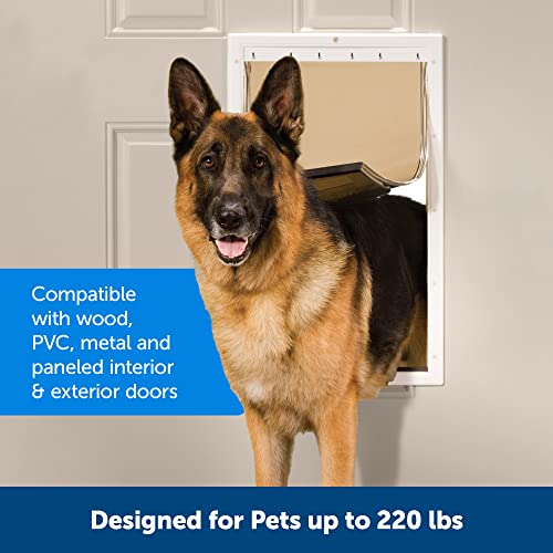 AUCT 18960 - $84 PetSafe Plastic Dog & Cat Door, Pets Up to 220 lb, X-Large - Image 3