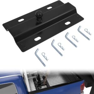 AUCT 18606 - $100 Universal 30,000 lbs Gooseneck Ball Plate Fit for All Standard 5th Wheel Rails Goosen