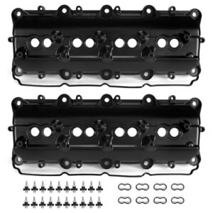 AUCT 19105 - $188 53022085AD Upgrade Aluminum Engine Valve Cover Compatible with 2006-2024 Dodge Charge