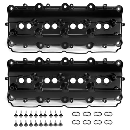 AUCT 19105 - $188 53022085AD Upgrade Aluminum Engine Valve Cover Compatible with 2006-2024 Dodge Charge
