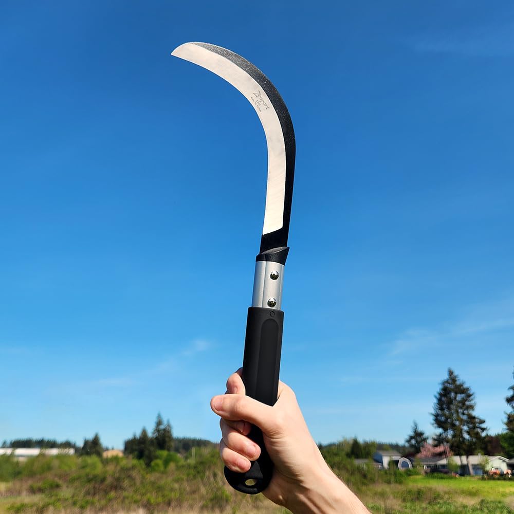 AUCT 18509 - Zenport K310 Brush Clearing Sickle with 9-Inch Carbon Steel Blade and 9-Inch Aluminum Hand - Image 4