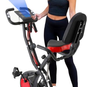 AUCT 19494 - $200 YYFITT 3-IN-1 Exercise Bike with Luminous Display | Foldable | XXL Backrest