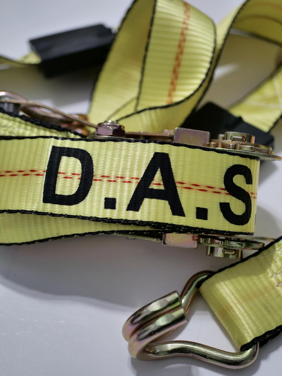 AUCT 17577 - $94 D.A.S. Car Hauler Straps - 3333lb Load Limit, Set of 4 Wheel Tie Down Straps for Car, - Image 2