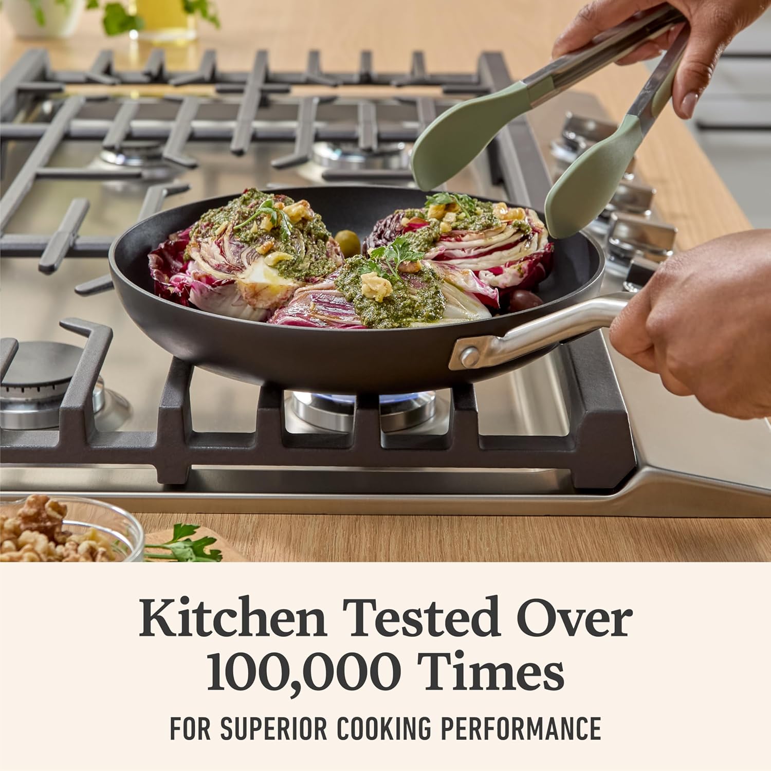 AUCT 19392 - $65 Calphalon Hard-Anodized Nonstick 8" and 10" Frying Pan Set - Image 2