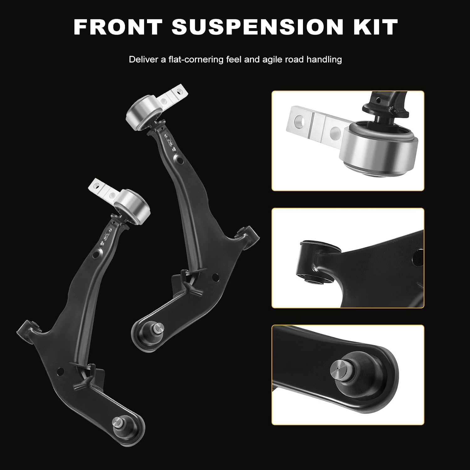 AUCT 18686 - $92 8Pcs Suspension Kit Fit 2003-2007 for Nissan Murano OE# K620558 K620559 | Front Lower - Image 3