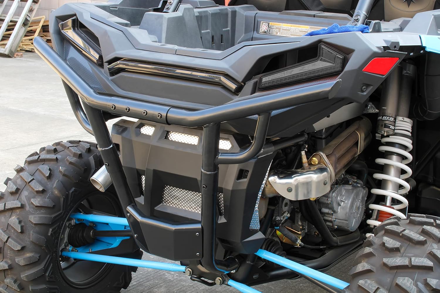 AUCT 18489 - $170 SAUTVS Rear Bumper for Polaris RZR XP 1000/XP Turbo 2019-2023, #2884020 | Easy Instal - Image 3