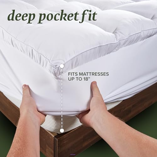AUCT 18859 - $53 Beckham Hotel Collection Twin Size Hybrid Mattress Pad (Extra Padded) & Protector - Wa - Image 3