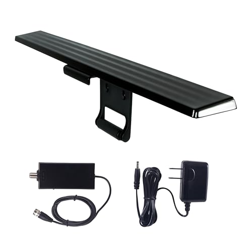 AUCT 18964 - GE Hover Amplified HD Digital TV Antenna, Easy Mount on Top Design