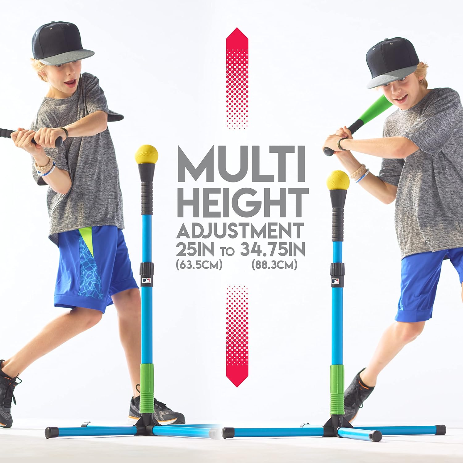 AUCT 17608 - Franklin Sports Youth Batting Tee - Adjustable Height Plastic Training Tee for Kids + Todd - Image 3