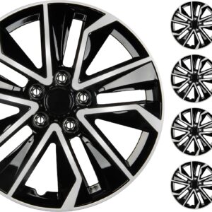 AUCT 18528 - $55 BDK 16 Inch Hubcaps Set of 4 OEM Replacement Snap-On Wheel Rim Covers - Universal Fi