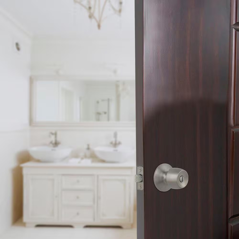 AUCT 18500 - Brandywine Stainless Steel Bed/Bath Door Knob (6-Pack) - Image 2