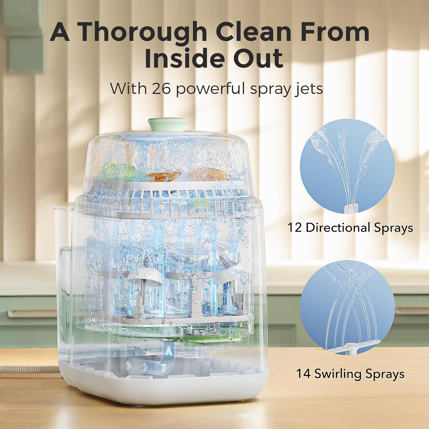 AUCT 18970 - $300 Momcozy KleanPal Pro All-in-One Bottle Washer, Sterilizer & Dryer - White - Image 3