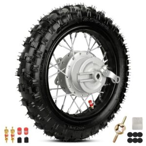 AUCT 19192 - $60 2.50-10 Dirt Bike Rear Wheel Assembly for CRF50 TTR50 XR50 Pit Bike