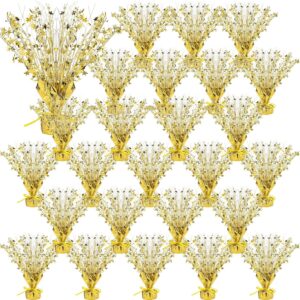 AUCT 17868 - $55 Crowye 26 Pcs Metallic Foil Spray Centerpiece Party Star Decoration Table Decor for Bi