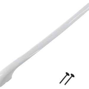 AUCT 19574 - 316443601 Oven Door Handle Appliance Replacement with 2pcs 316433300 Screws