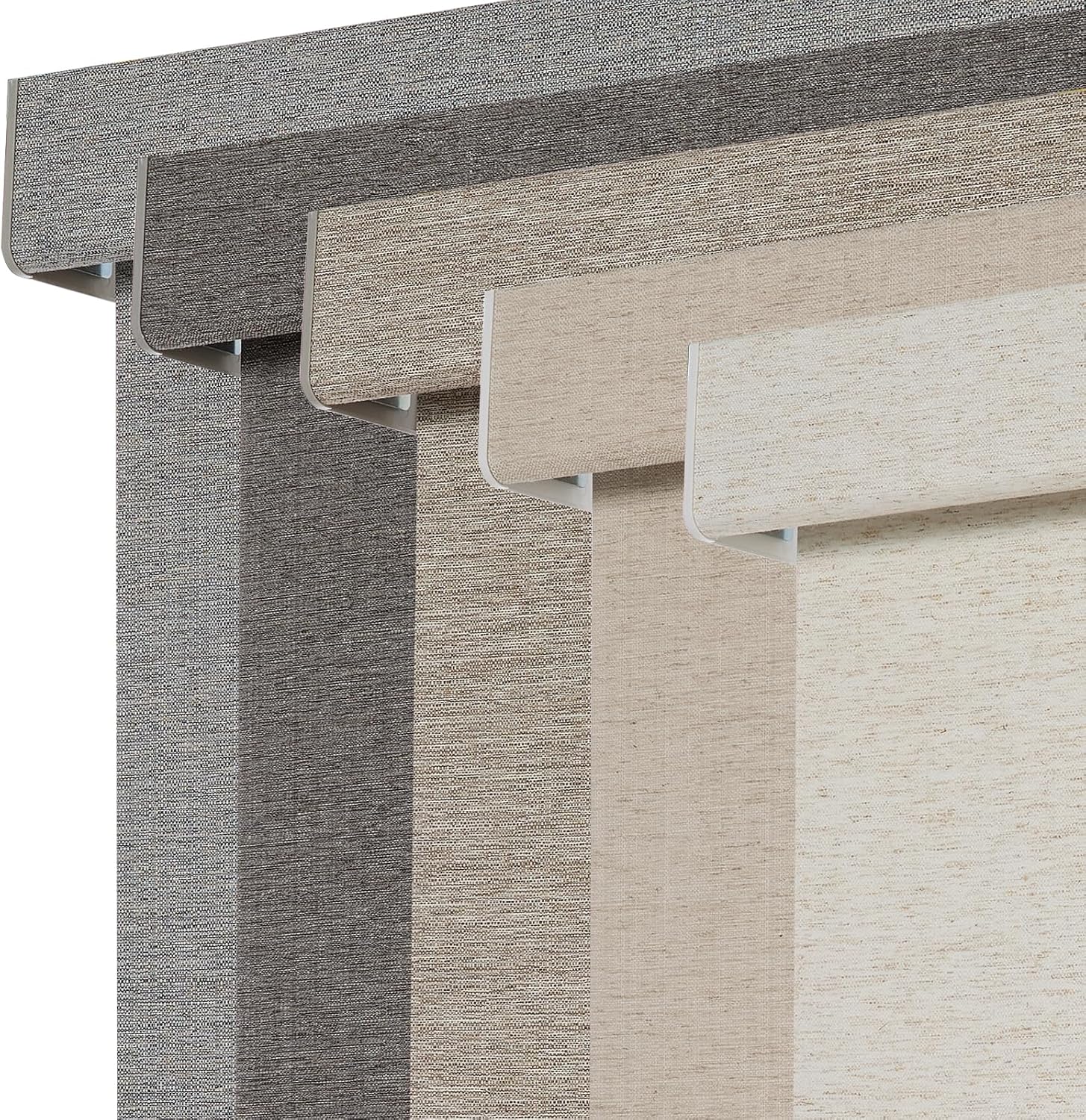AUCT 19947 - $78 Persilux Blackout Roller Shades for Window Blinds,Cordless,Linen Fabric,Thermal Insula