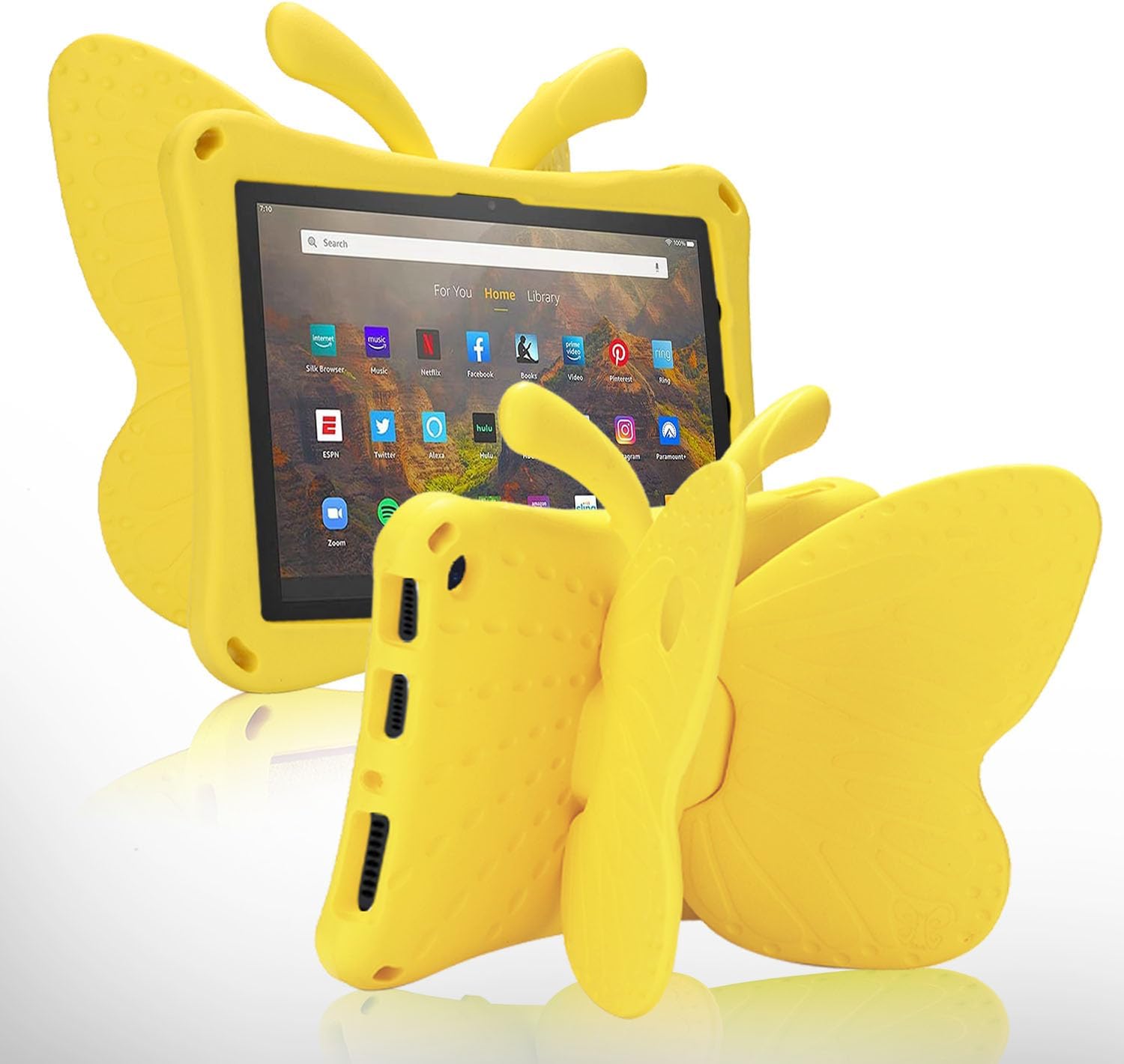 AUCT 18401 - Simicoo Fire Max 11 Tablet 2023 Cute Butterfly Case with Stand for Kids Girl Light Weight