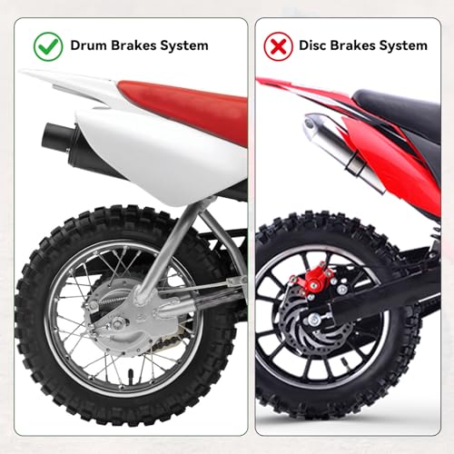 AUCT 19192 - $60 2.50-10 Dirt Bike Rear Wheel Assembly for CRF50 TTR50 XR50 Pit Bike - Image 3