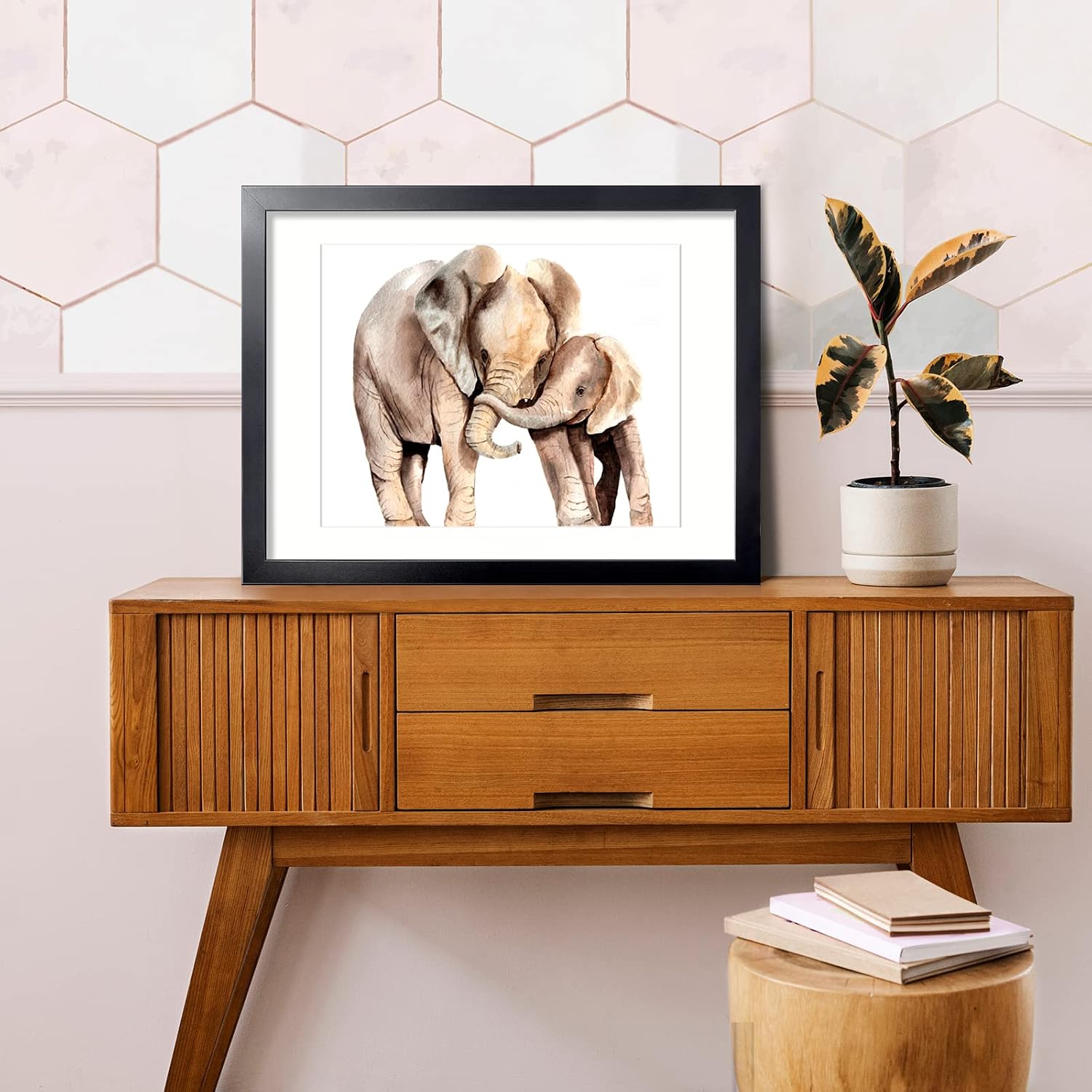 AUCT 19485 - LaVie Home 18x24 Picture Frame Black Poster Frame, Display Pictures 16x20 with Mat or 18x2 - Image 3