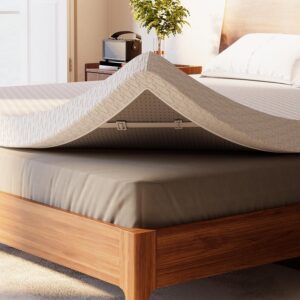AUCT 18386 - $109 Ballad 3 Inch Gel Memory Foam Mattress Topper Full Size, High Density Cooling Pad wit