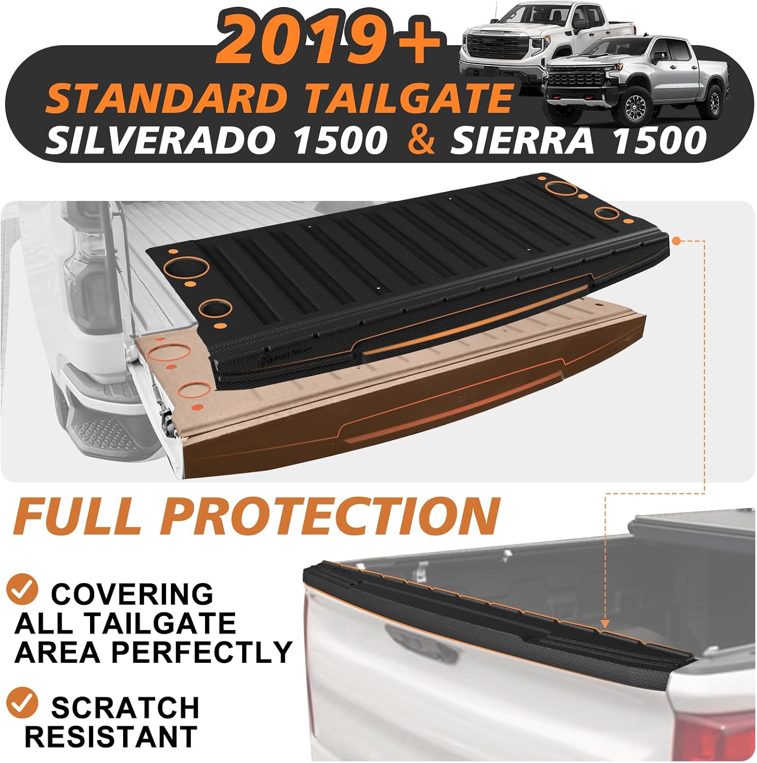 AUCT 18461 - $57 TripleAliners Truck Mat Compatible with 2019-2026 Chevy Silverado & GMC Sierra 1500 St - Image 4