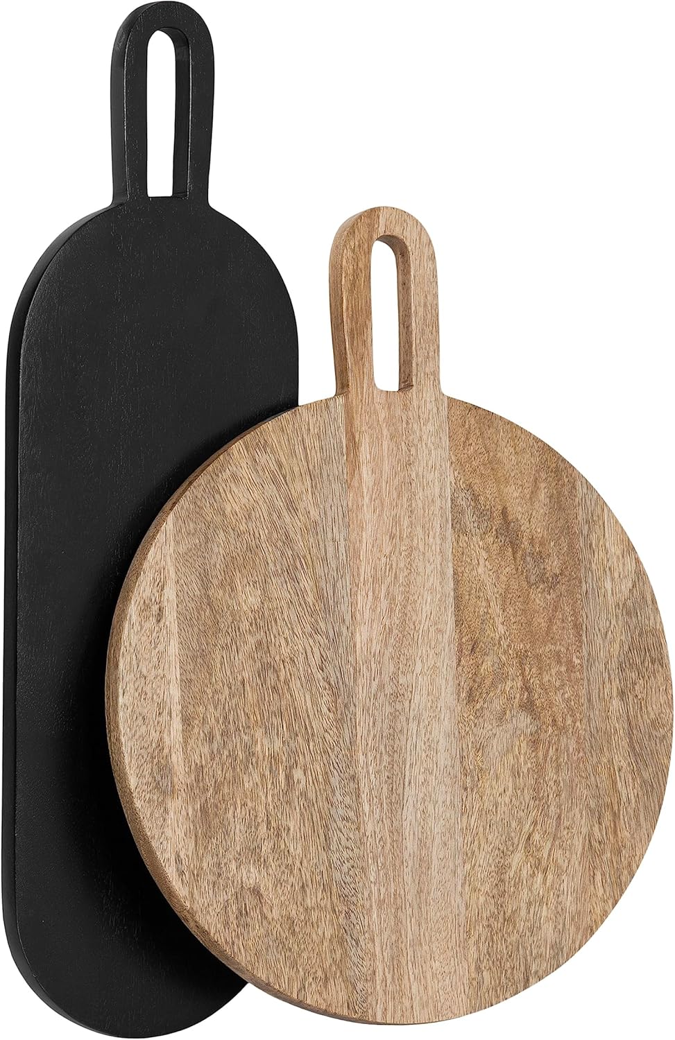 AUCT 18488 - $84 Kate and Laurel Staven Transitional Two-Piece Serving Boards Set; 7 x 22 and 14 x 18;