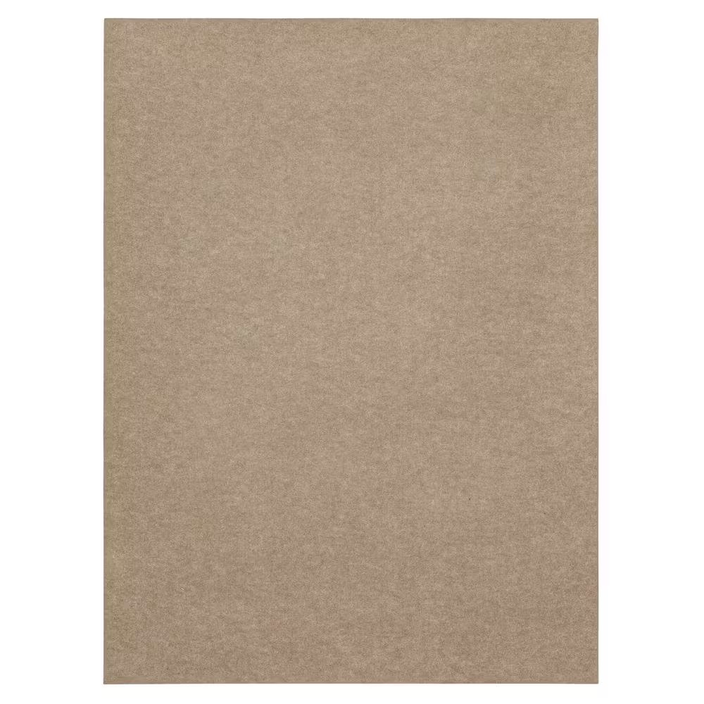 AUCT 18940r - TrafficMaster Ribbed Taupe 6 ft. x 8 ft. Indoor/Outdoor Area Rug