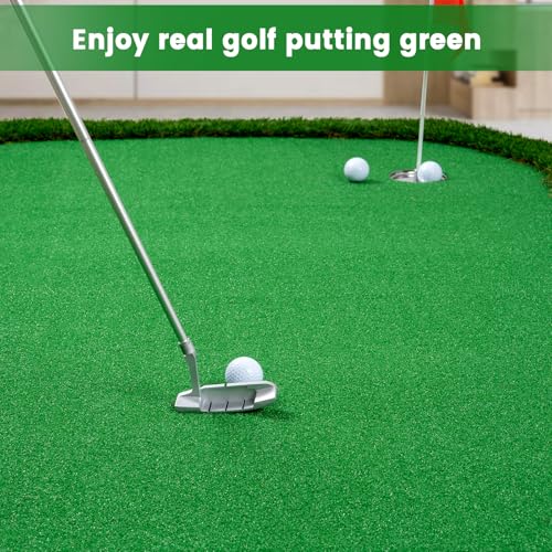 AUCT 18948 - $200 Golf Putting Green Indoor Outdoor Practice Putting Mat 5x10ft - Image 3