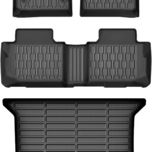 AUCT 19815 - $100 Floor Mats & Cargo Liner Compatible with 2017-2025 Cadillac XT5 Cargo Mat, Full Set A