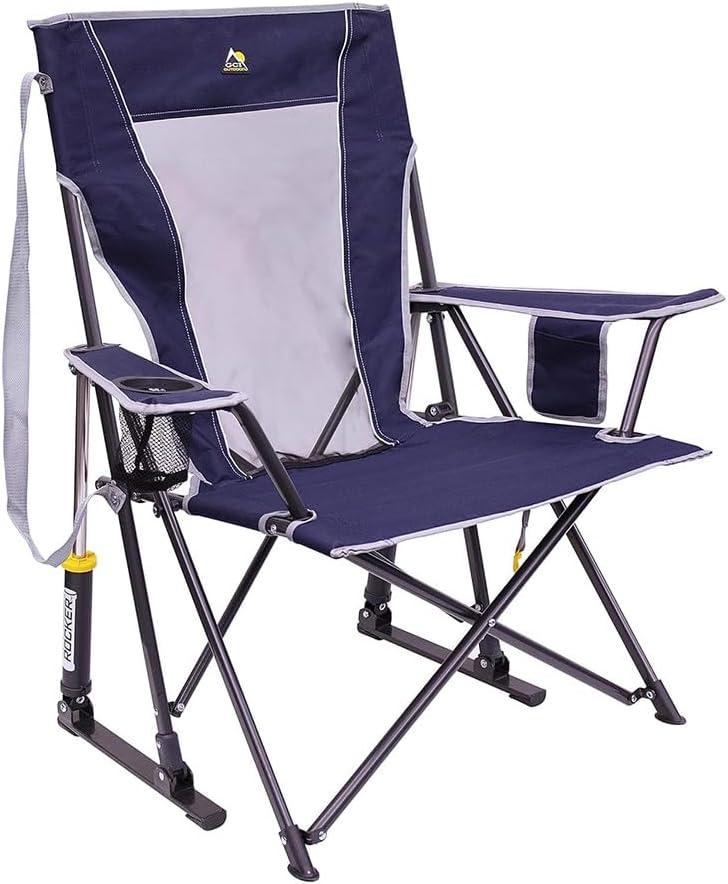 AUCT 18541 - $75 GCI Outdoor Comfort Pro Rocker Camping Chair - Indigo Blue