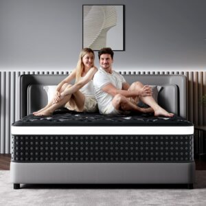 AUCT 18160 - $278 Full Mattress, 14 Inch Hybrid Mattress in a Box, Pocket Springs Mattress for Motion I