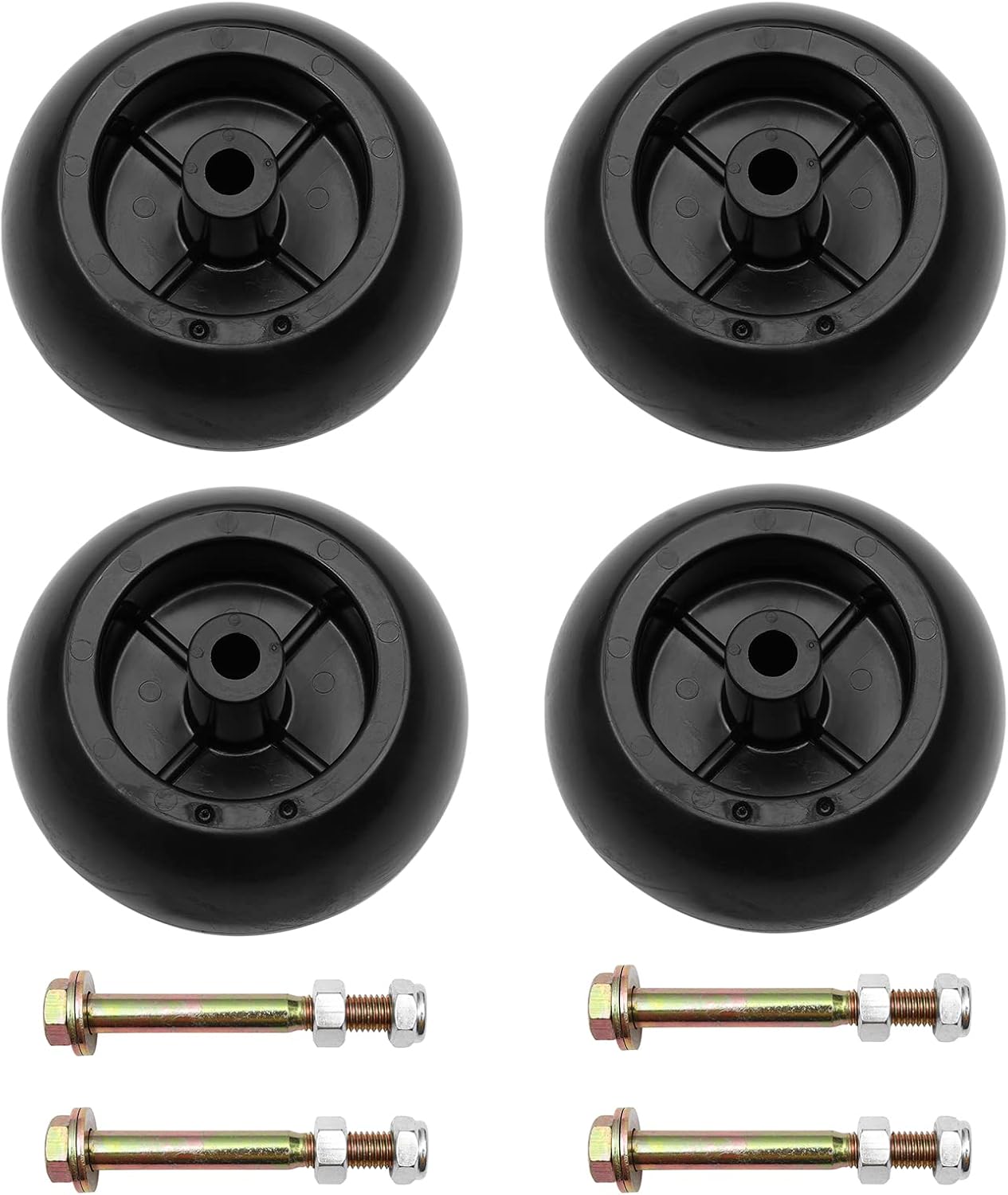 AUCT 18529 - 788166 Lawn Mower Anti Scalp Deck Wheel Kit Fit for Hustler/Fastrak/Rotary | Scalp Deck Wh