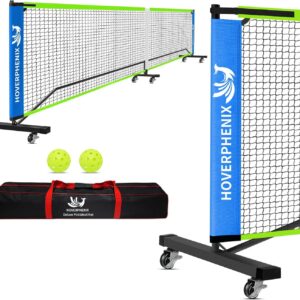 AUCT 18464 - $60 Hoverphenix Pickleball Net - 22FT Full Size Net with Carry Bag for Driveway | Regulati
