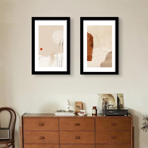 AUCT 19114 - $55 LUCKYLIFE 24x36 Poster Frame in Black Wood with Plexiglass 2 Pack - Image 2