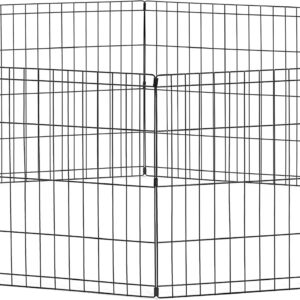 AUCT 20169 - Midwest 24-Inch Exercise Pen, No Door, 16 Sq Ft Play Area