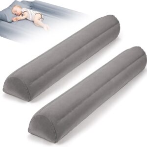 AUCT 18422 - USHMA 2Pack Travel Bed Rails for Toddlers | Non-Slip Soft Flocking Portable Inflatable Bed
