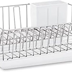 AUCT 18404 - Farberware Classic Large Rust Resistant Full Dishrack with Removable 3 Compartment Flatwar