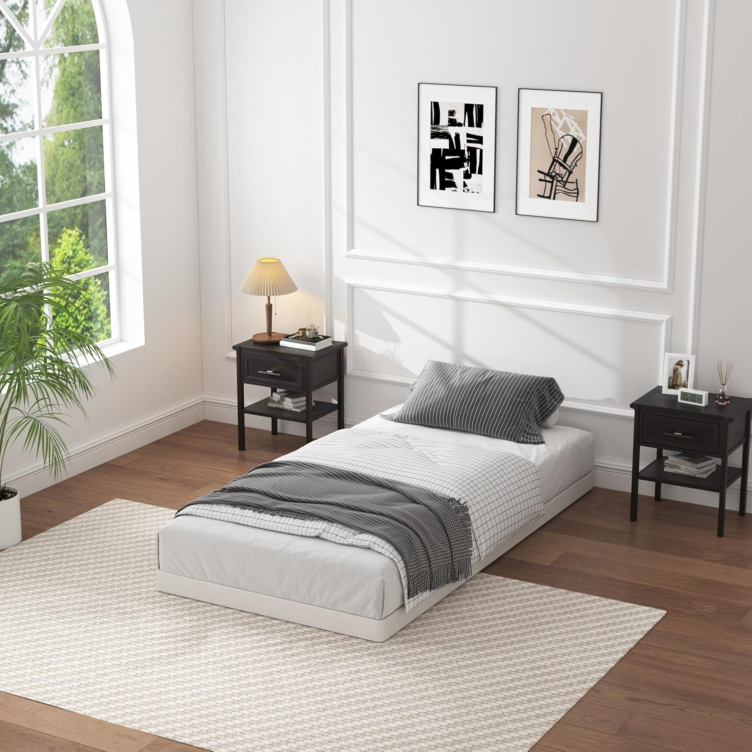 AUCT 18256 - $67 OSASET Low Profile Box Spring Twin XL - 3 Inch Box Spring for Twin XL Heavy Duty Bed F - Image 3