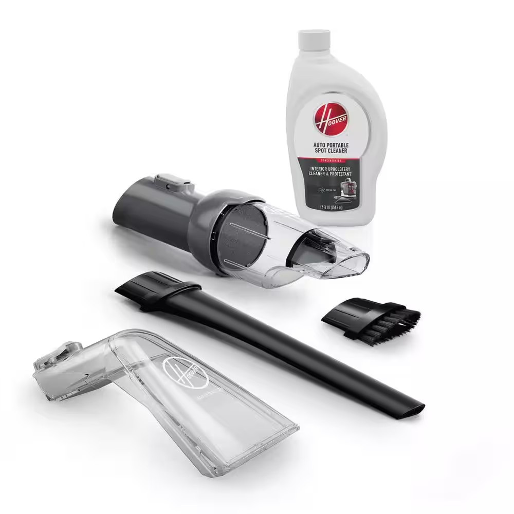 AUCT 18923 - HOOVER CleanSlate Auto Kit, 5-piece Car Cleaning Tool Kit with 12 oz. Auto Portable Carpet