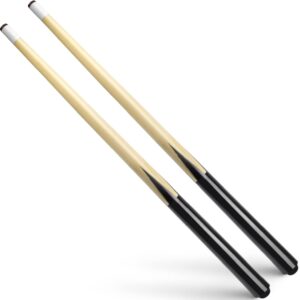 AUCT 18254 - Wooden Billiard House Cue Sticks Cues Pool Cues for Hardwood Billiard Cue Sticks 13mm Glue