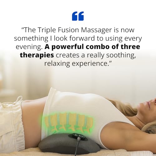 AUCT 18957 - $120 SmoothSpine Triple Fusion Back Massager with Heat for Lower Back Comfort XL - Image 3