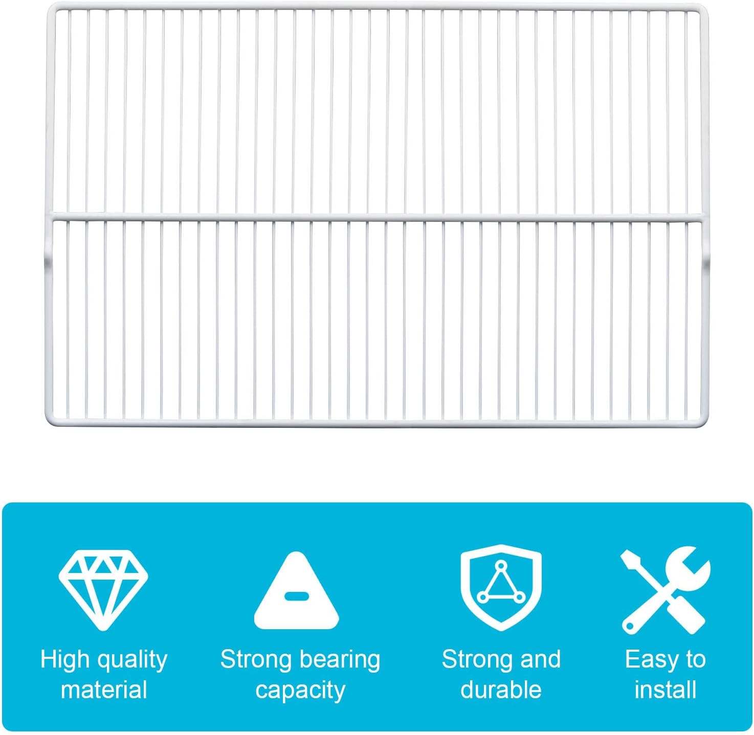 AUCT 19709 - $52 240360908 Refrigerator Wire Shelf 25 3/7 X 16 1/2 Inch Compatible with Frigidaire, Ken - Image 3
