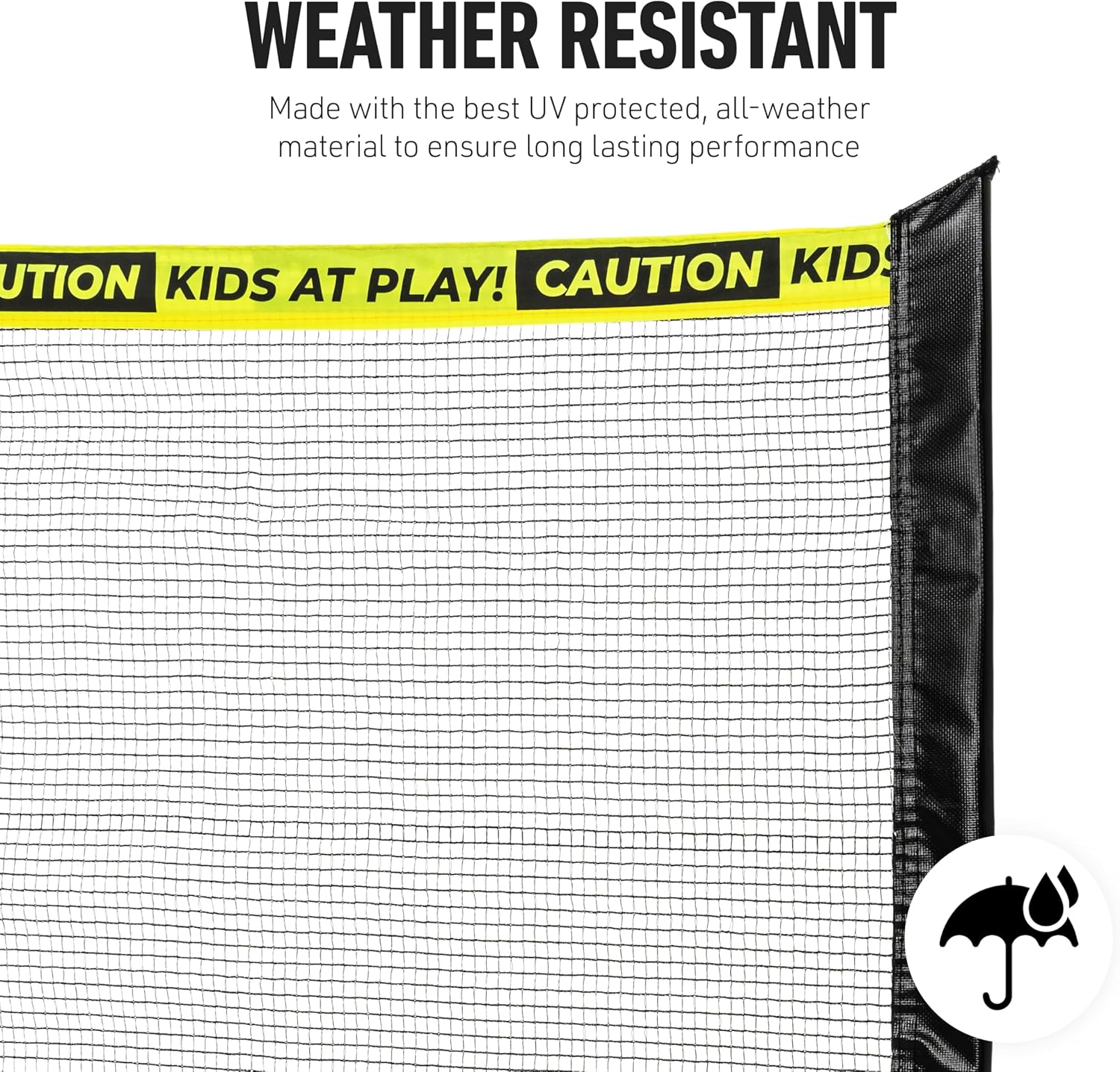 AUCT 19674 - $120 Franklin Sports Kids Driveway Barrier Net - Visual Safety Fence - 20' - Image 4