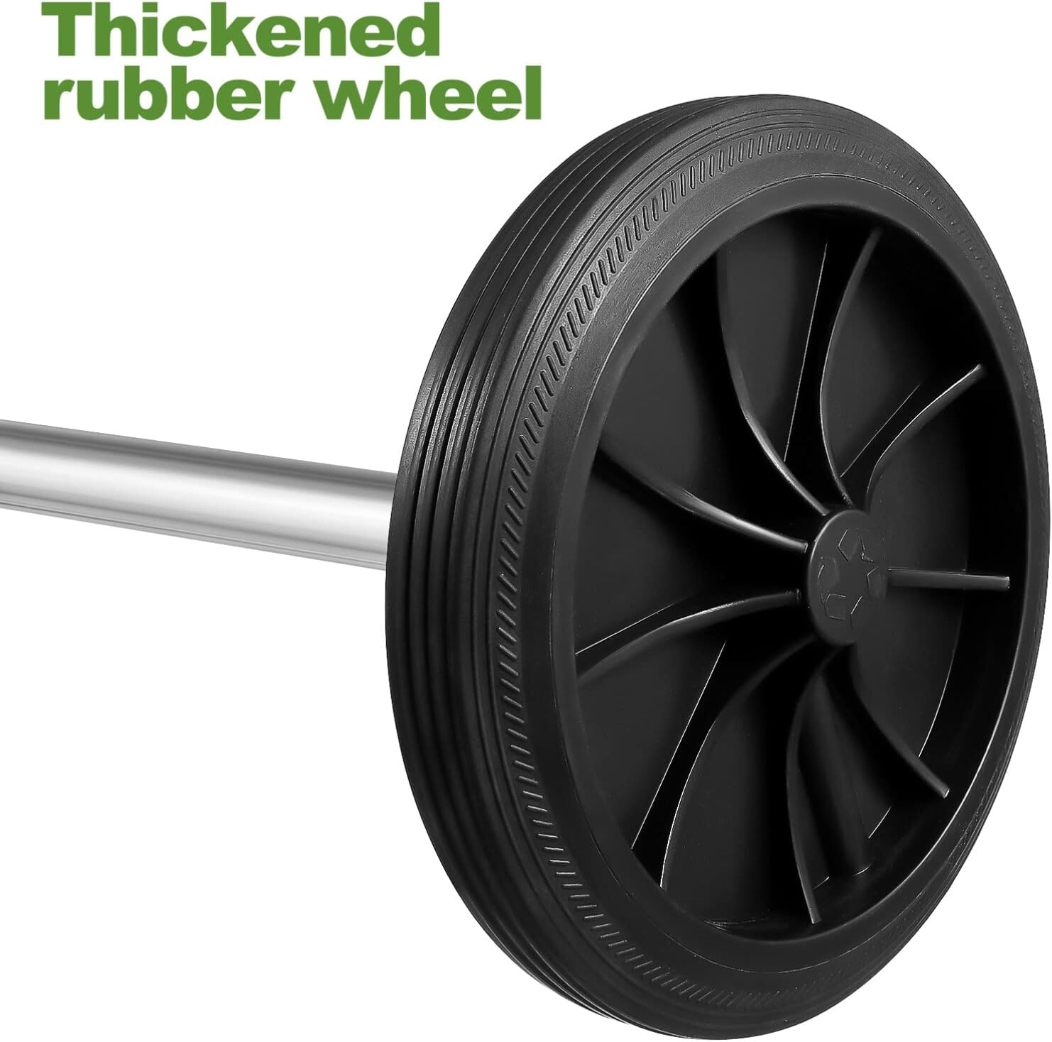 AUCT 19500 - Angoily Trash Can Wheels Replacement, Garbage Can Wheels Replacement Set, Hollow Shaft 2 R - Image 4