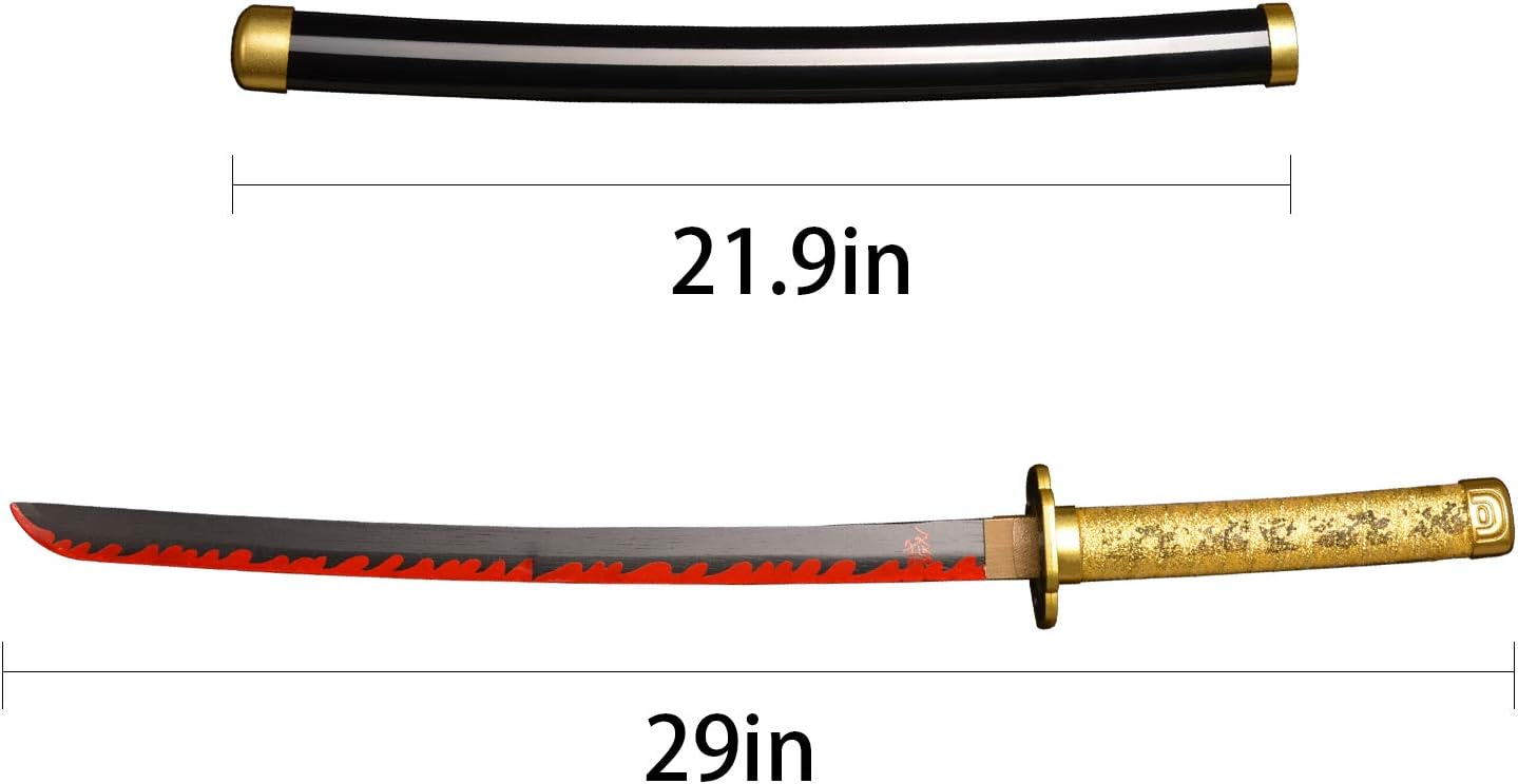 AUCT 19712 - SV Anime Demon Slayer Sword Katana 31 Inch Decorative Collectible Gift Cosplay Sword Vario - Image 2
